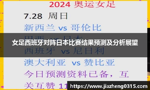 yy易游女足西班牙对阵日本比赛结果预测及分析展望
